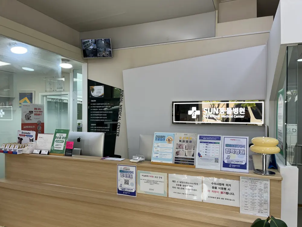 접수와 상담이 이뤄지는 데스크